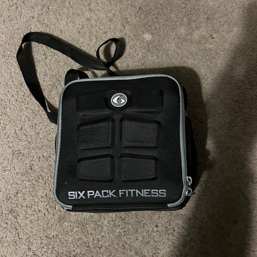 Six Pack Fitness, 3 Meal Lunch box, Black